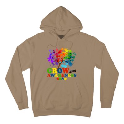 Grow Your Awareness Autism Tree Hoodie