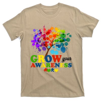 Grow Your Awareness Autism Tree T-Shirt