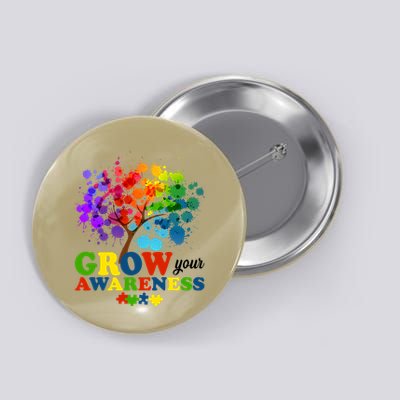 Grow Your Awareness Autism Tree Button