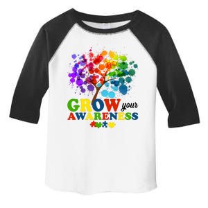 Grow Your Awareness Autism Tree Toddler Fine Jersey T-Shirt