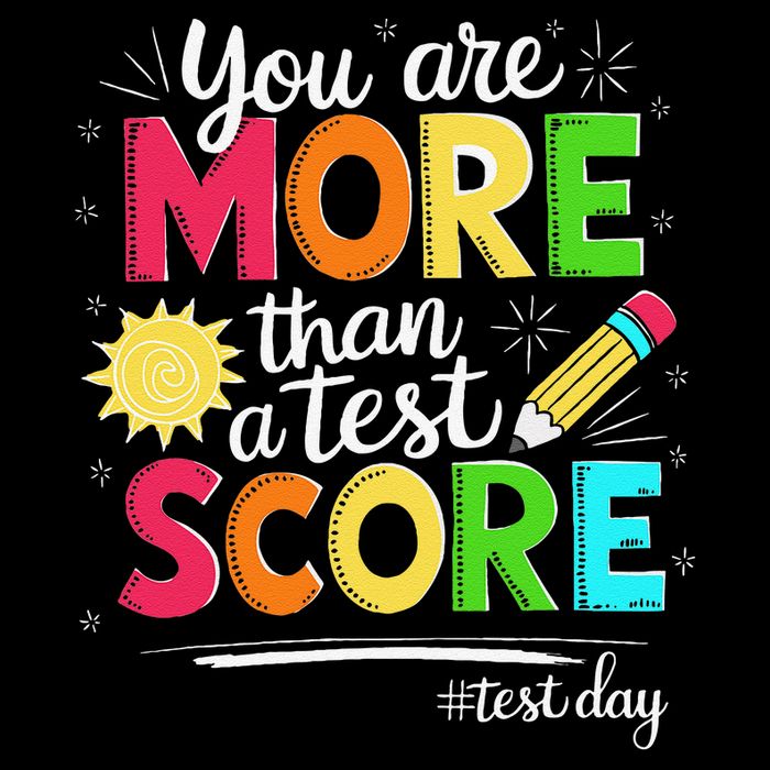 Groovy You Are More Than A Test Score Teacher Testing Day Drawstring Bag