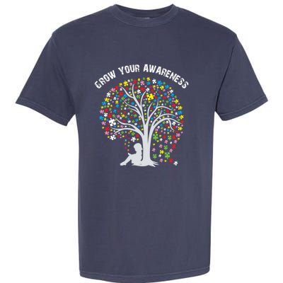 Grow Your Awareness Gift Garment-Dyed Heavyweight T-Shirt