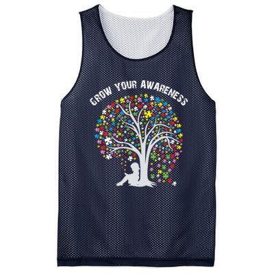 Grow Your Awareness Gift Mesh Reversible Basketball Jersey Tank