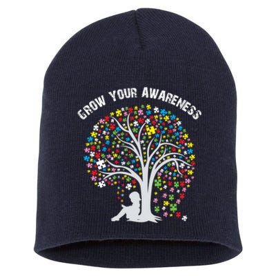 Grow Your Awareness Gift Short Acrylic Beanie