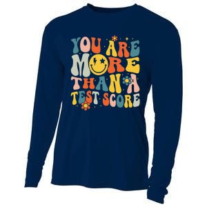 Groovy You Are More Than A Test Score Teacher Testing Day Cooling Performance Long Sleeve Crew