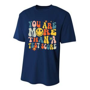 Groovy You Are More Than A Test Score Teacher Testing Day Performance Sprint T-Shirt