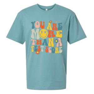 Groovy You Are More Than A Test Score Teacher Testing Day Sueded Cloud Jersey T-Shirt