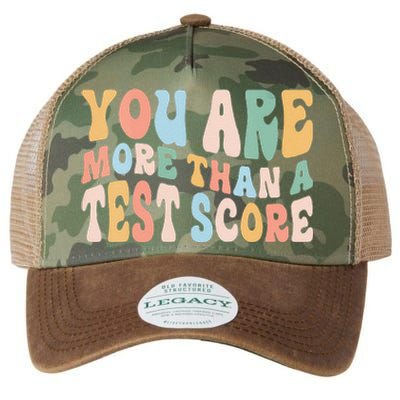 Groovy You Are More Than A Test Score Teacher Te Day Legacy Tie Dye Trucker Hat