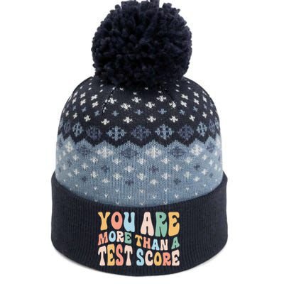 Groovy You Are More Than A Test Score Teacher Te Day The Baniff Cuffed Pom Beanie