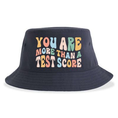 Groovy You Are More Than A Test Score Teacher Te Day Sustainable Bucket Hat