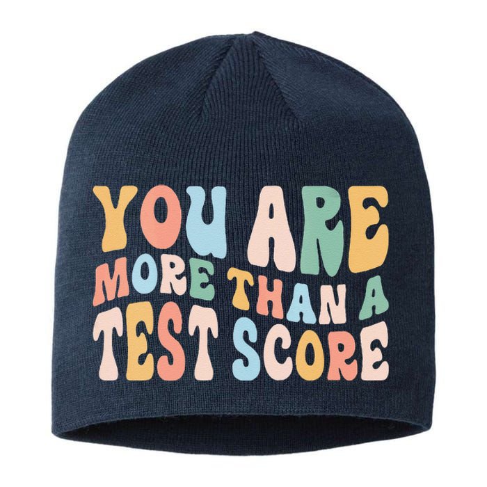 Groovy You Are More Than A Test Score Teacher Te Day Sustainable Beanie