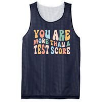 Groovy You Are More Than A Test Score Teacher Te Day Mesh Reversible Basketball Jersey Tank