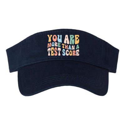 Groovy You Are More Than A Test Score Teacher Te Day Valucap Bio-Washed Visor