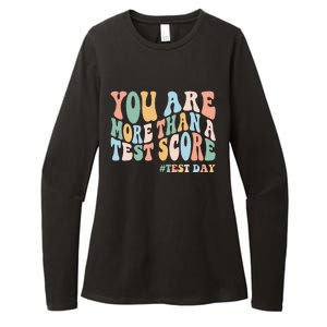 Groovy You Are More Than A Test Score Teacher Testing Day Womens CVC Long Sleeve Shirt