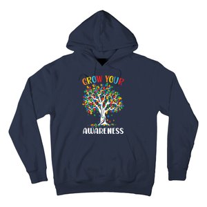 Grow Your Awareness Autism Tree Puzzle Gift Hoodie