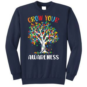 Grow Your Awareness Autism Tree Puzzle Gift Sweatshirt