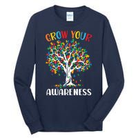 Grow Your Awareness Autism Tree Puzzle Gift Tall Long Sleeve T-Shirt