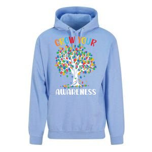 Grow Your Awareness Autism Tree Puzzle Gift Unisex Surf Hoodie