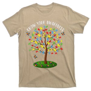 Grow Your Autism Awareness Autistic Day Month Tee T-Shirt