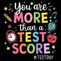 Groovy You Are More Than A Test Score Teacher Testing Day Drawstring Bag