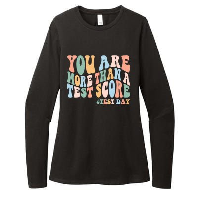 Groovy You Are More Than A Test Score Teacher Testing Day Womens CVC Long Sleeve Shirt