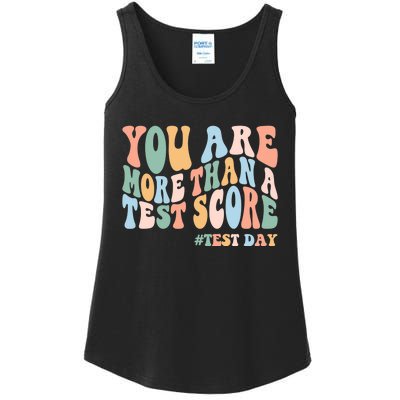 Groovy You Are More Than A Test Score Teacher Testing Day Ladies Essential Tank