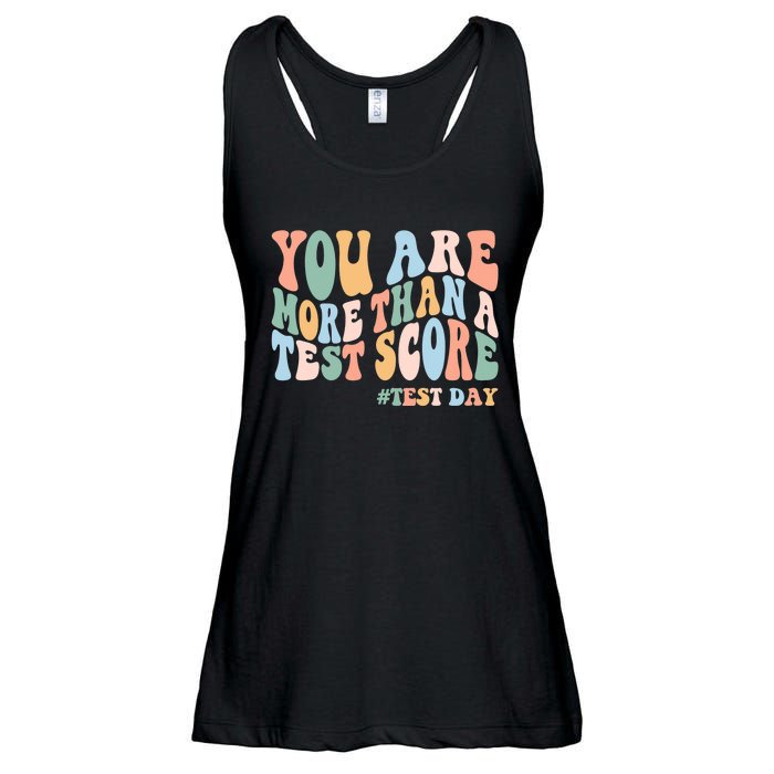 Groovy You Are More Than A Test Score Teacher Testing Day Ladies Essential Flowy Tank