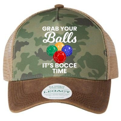 Grab Your Balls It's Bocce Time, Bocce Legacy Tie Dye Trucker Hat