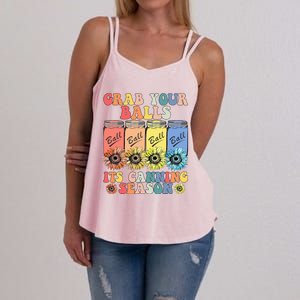 Grab Your Balls Its Canning Season Canning Hippie Women's Strappy Tank