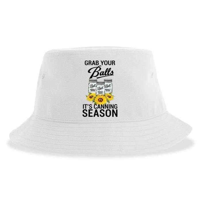 Grab Your Balls It’s Canning Season Sustainable Bucket Hat