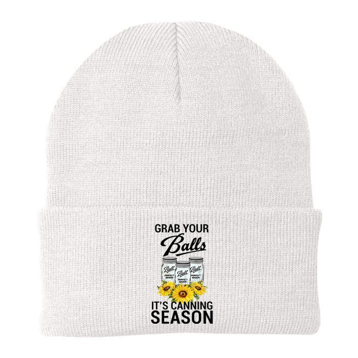 Grab Your Balls It’s Canning Season Knit Cap Winter Beanie