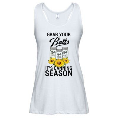 Grab Your Balls It’s Canning Season Ladies Essential Flowy Tank