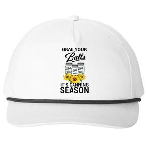 Grab Your Balls It’s Canning Season Snapback Five-Panel Rope Hat