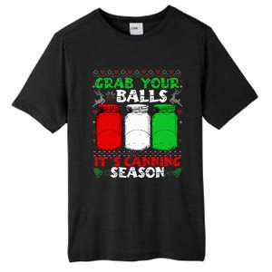 Grab Your Balls Canning Christmas Mason Jar Gifts  Tall Fusion ChromaSoft Performance T-Shirt