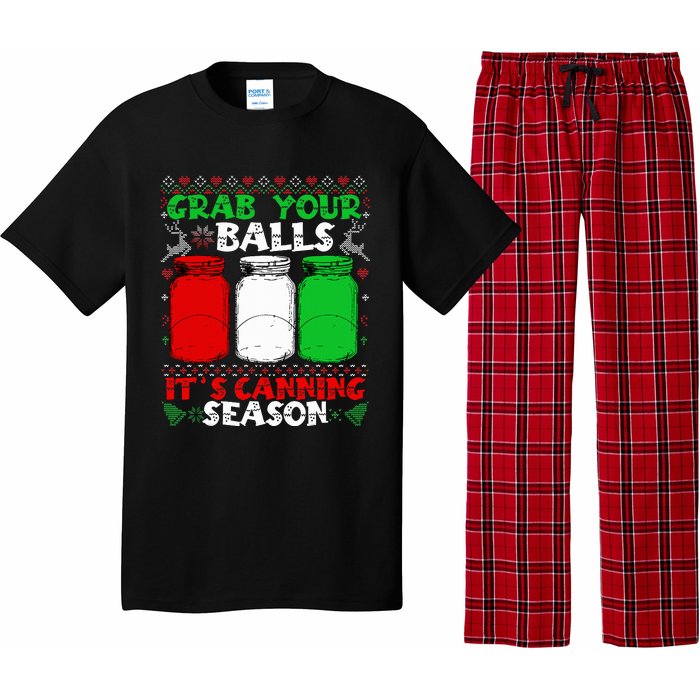 Grab Your Balls Canning Christmas Mason Jar Gifts  Pajama Set