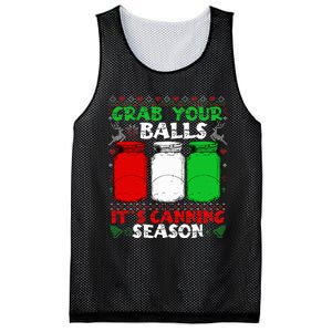 Grab Your Balls Canning Christmas Mason Jar Gifts  Mesh Reversible Basketball Jersey Tank