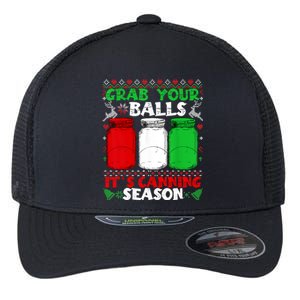 Grab Your Balls Canning Christmas Mason Jar Xmas Gifts Flexfit Unipanel Trucker Cap