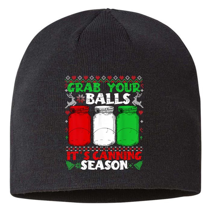 Grab Your Balls Canning Christmas Mason Jar Xmas Gifts Sustainable Beanie