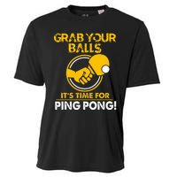 Grab Your Balls Its Time For Ping Pong Cooling Performance Crew T-Shirt