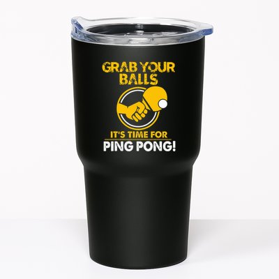 Grab Your Balls Its Time For Ping Pong Tumbler