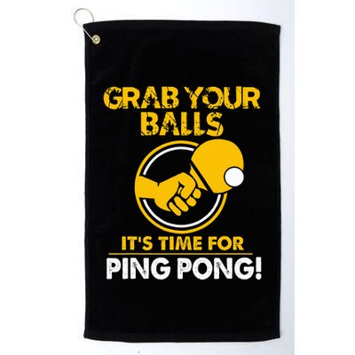 Grab Your Balls Its Time For Ping Pong Golf Towel