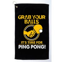 Grab Your Balls Its Time For Ping Pong Golf Towel