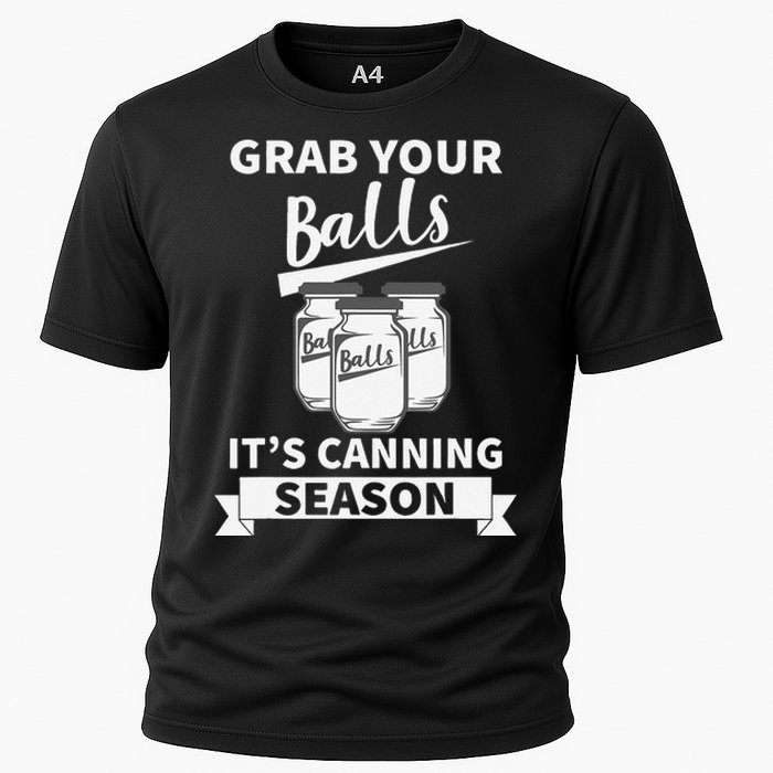 Grab Your Balls Its Canning Season Cooling Performance Crew T-Shirt