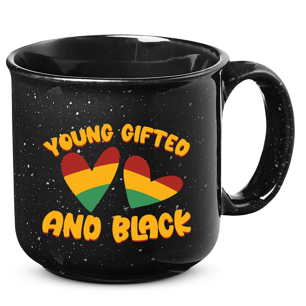 Gifted Young Black Dashiki African Pride History Month 15oz Campfire Ceramic Mug