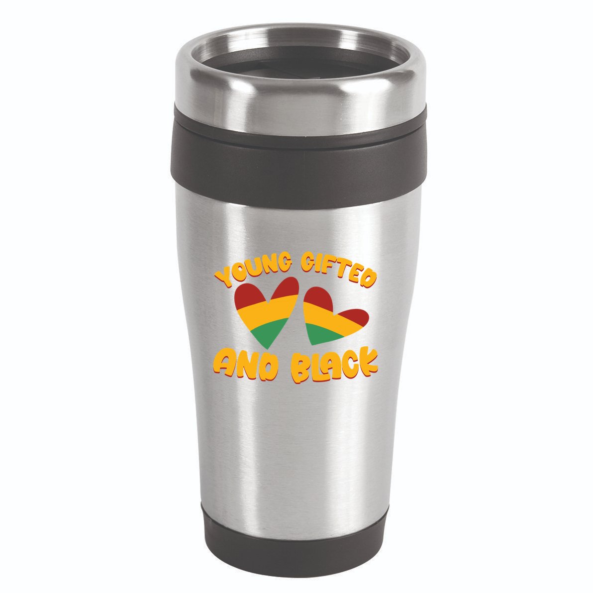 Gifted Young Black Dashiki African Pride History Month 16oz Travel Tumbler
