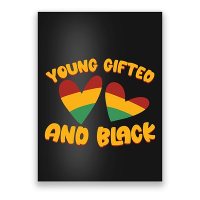 Gifted Young Black Dashiki African Pride History Month Poster