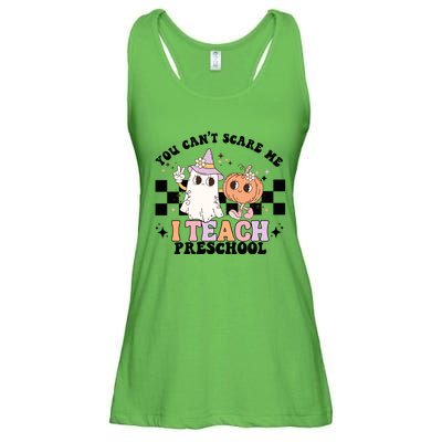 Groovy You Cant Scare Me I Teach Preschool Teacher Halloween Gift Ladies Essential Flowy Tank