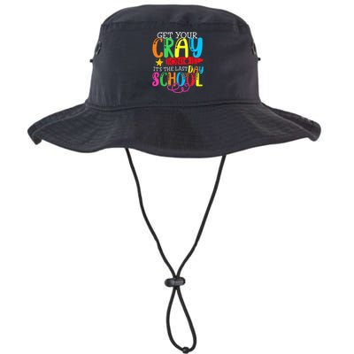 Get Your Cray On Last Day Of School Dabbing Crayon Legacy Cool Fit Booney Bucket Hat