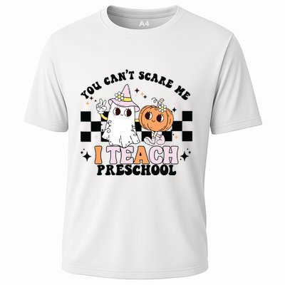 Groovy You Cant Scare Me I Teach Preschool Teacher Halloween Performance Shirt