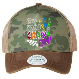 Get Your Cray On Teacher Appreciation Day Back To School Legacy Tie Dye Trucker Hat